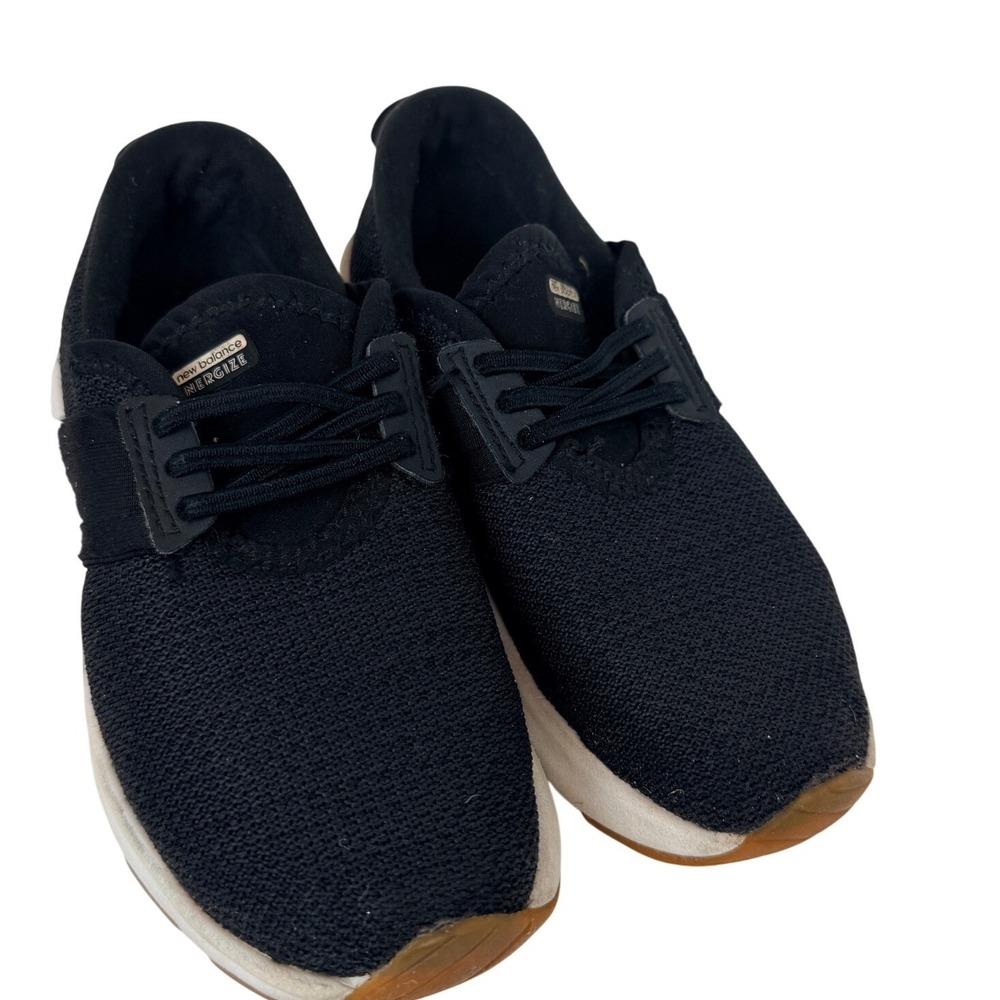 New Balance Dynasoft Reveal v3 Kids Sneakers Black White Gum Sole Athletic Shoes